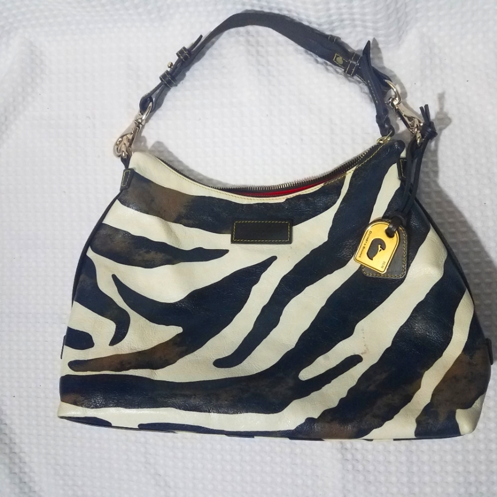 Dooney & Bourke Zebra Hobo